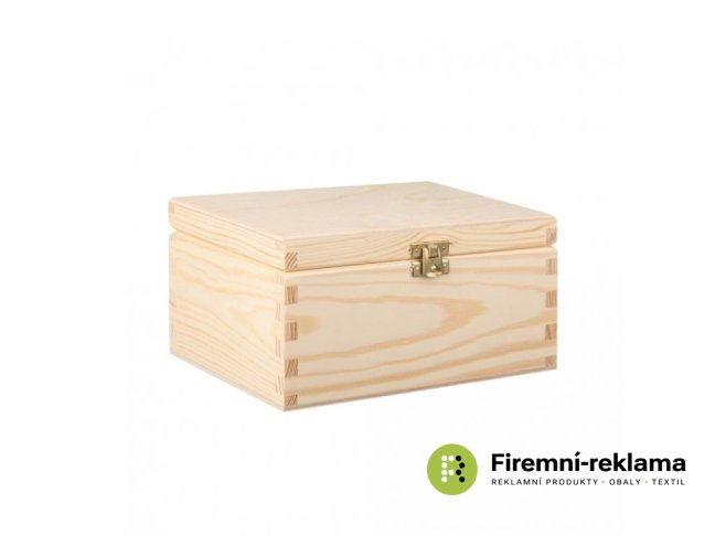Firemní dárek - Dřevěná krabička 22 x 14 x 10 cm