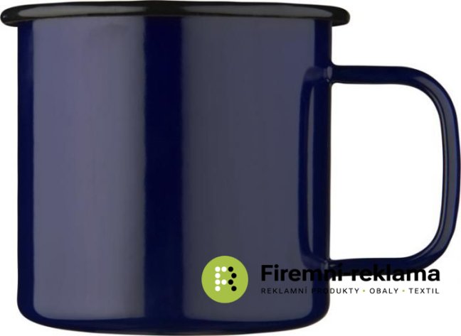 Campfire tin mug with logo print 475ml - Packaging: 50pcs