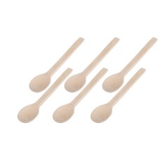 Dřevěná lžíce 23 cm - 6 ks v balení