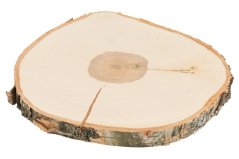 Wooden mat made of birch trunk 33-38 cm