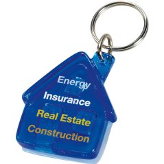 Promotional keychainHouse - custom printed keychain