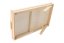 Wooden bed serving table 50x30 cm - unvarnished