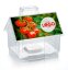 Transparent money box Sweet Home with custom print on the roof