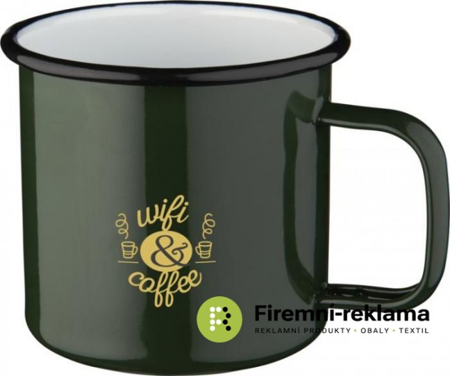 Campfire tin mug laser logo 475ml - Packaging: 50pcs