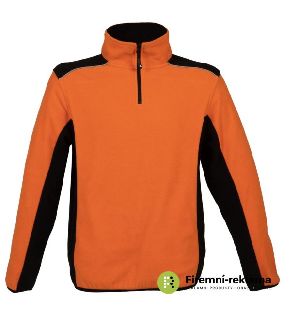 James Ross Polar fleece New Riga - Colour: orange/black, Size: S