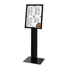 Black freestanding display / LED menu