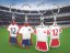 BMT7 Promotional Keychains - Custom-printed keychains shaped like football shirts, featuring full-color printing on both sides, ideal for promoting football clubs
