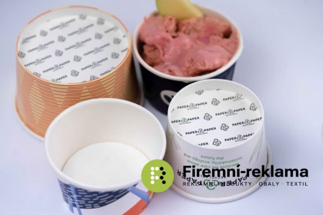 Recyklovatelný kelímek na zmrzlinu 180ml (6oz) - Balení: 2250