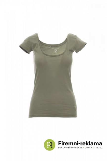 Dámské tričko FLORIDA - Barva: vojenská zelená, Velikost: M