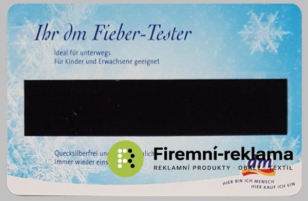 Forehead thermometer, on card - Packaging: 500pcs