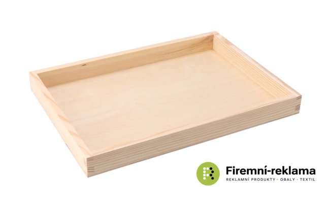 Wooden serving tray 35 x 25 cm