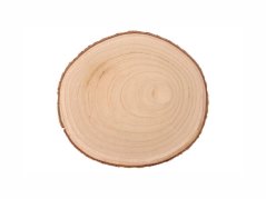 Dřevěná podložka s kůrou 20 cm