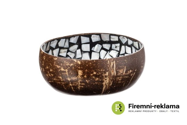 Coconut bowl with mosaic