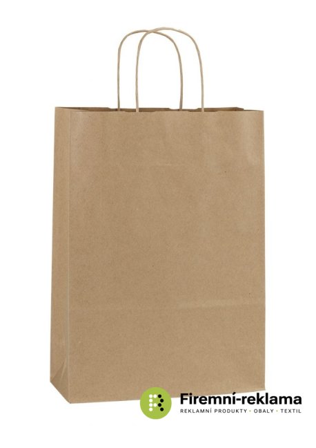 Papírová taška NATURA EKO - Balení: 1ks, Velikost: 18x8x25cm