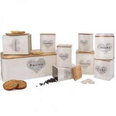 Tin can with lid - sugar