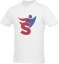 Men's t-shirt Heros with print - Colour: burgundy