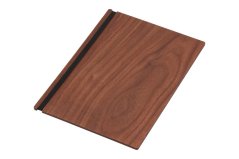 Wooden menu board A4 - walnut