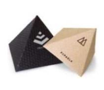 Recyklované eko krabičky Pyramida