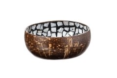 Coconut bowl with mosaic