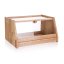 BRILLANTE wooden bread box 38 x 28 x 20 cm with plastic lid