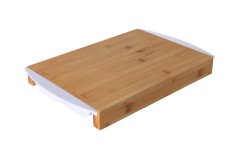 Bamboo board with 2 drawers