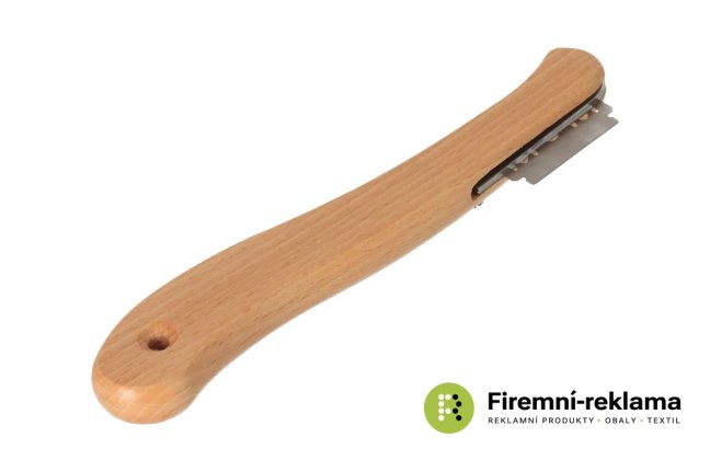 Wooden dough knife