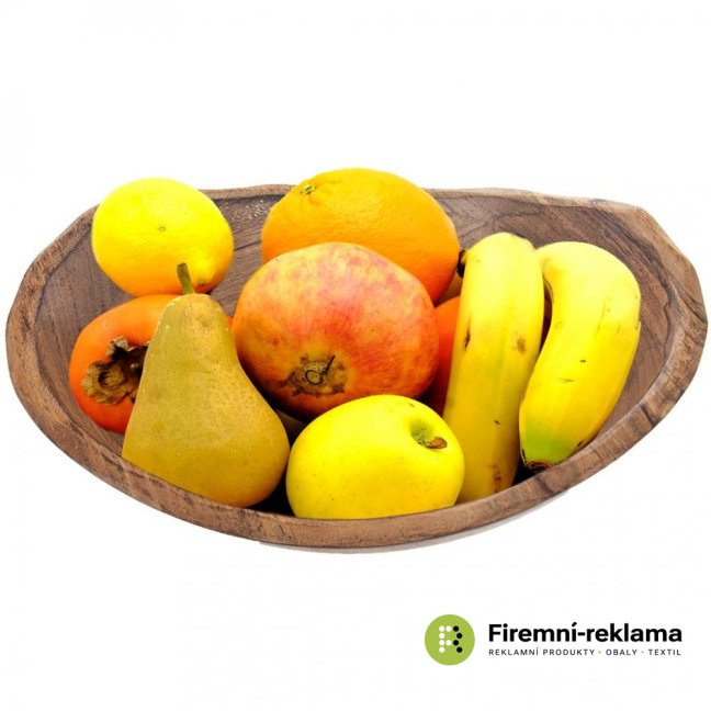 Mango wood fruit bowl - 30 x 27.5 cm