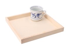 Dřevěný servírovací tác 30 x 30 cm