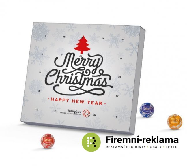 Advent calendar Lindt mini chocolate balls - Packaging: 120pcs
