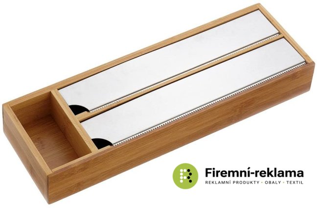 Bamboo tray for food foil