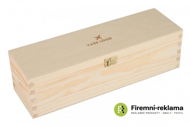 Wooden box for 1 wine