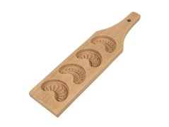 Wooden mold for extruded rolls