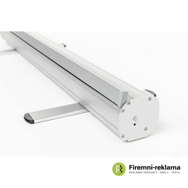 Roll-Banner Budget - Colour: silver, Variant: Roll-Banner Budget 80 x 200 cm 2 Feet