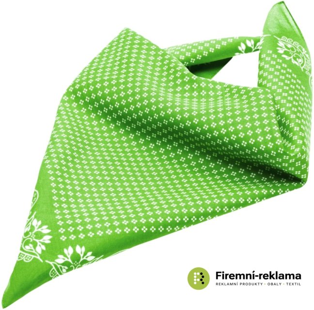 Traditional Bandana - Colour: lime green, Size: one size