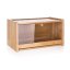 BRILLANTE wooden bread box 38 x 22 x 20 cm with plastic lid