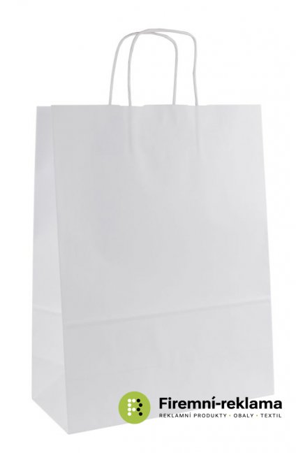 Papírová taška BIANCO TWIST - Balení: 1ks, Velikost: 18x8x24cm