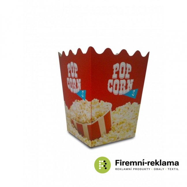 Krabička na popcorn - Balení: 500ks, Velikost: S