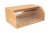 Bamboo bread box BRILLANTE 40.5 x 27 x 17 cm with plastic lid