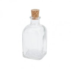 Glass bottle with cork 100 ml