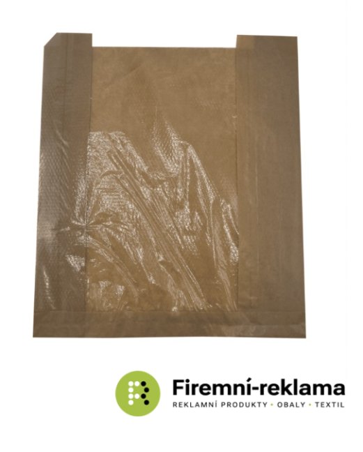 Paper bag with window