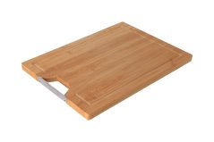 Bamboo cutting board with handle - 38 x 28 cm