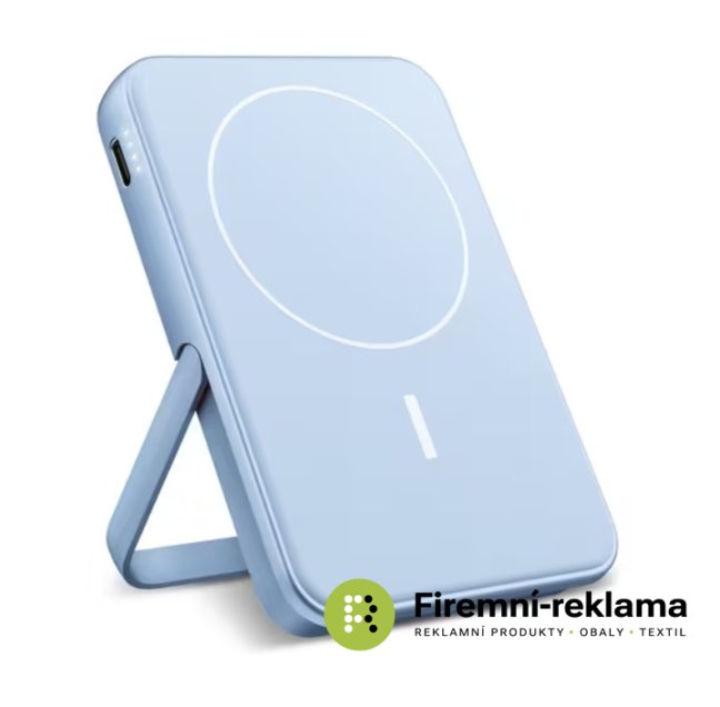 MagSafe power bank 5000 mAh magnetic power bank light blue suitable for wireless charging