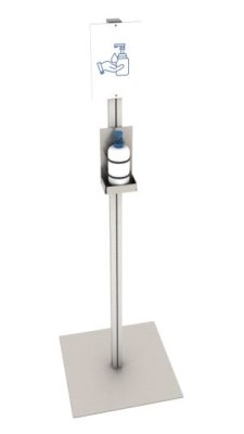 Jednoduchý stojan na dezinfekci