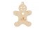 Wooden gingerbread decoration