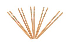 Dřevěné jídelní hůlky na sushi - 5 párů