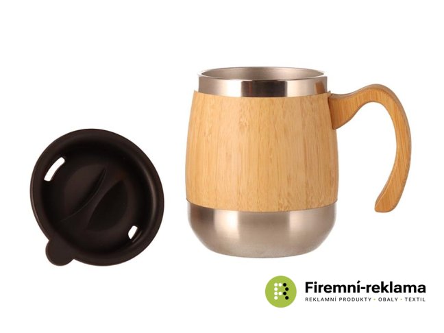 Dřevěný termohrnek 450 ml