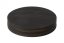 Set of 6 wooden coasters in black