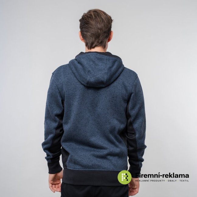 James Ross Knitted fleece New Quebec Man - Colour: blue, Size: S