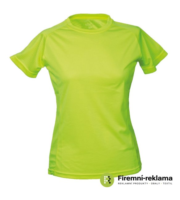 James Ross T-shirt Montevideo Lady - Colour: yellow fluo, Size: S