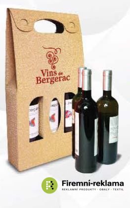 Recycled wine packaging 3 bottles - Packaging: 250pcs